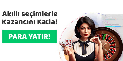 iskambil kağıdı tutan kadın ve casino elementleri yer alan CTA
